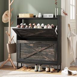 Dark Rustic Oak 2-Drawers