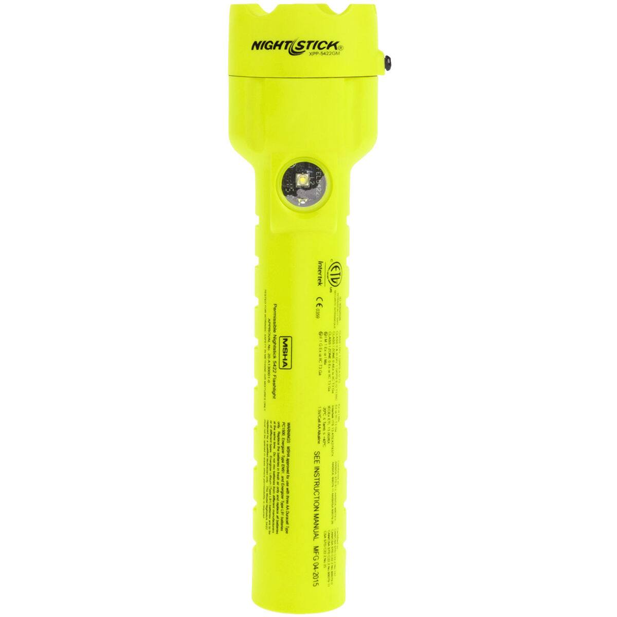 NIGHT STICK  
XPP-SAZ2UA  
Permissibns 1  
N MSHA SAZE  
Flashlight  
CEID  
CEam  
DH  
NO  
SEE INSTRUCTION MANUAL  
MFG 04-2015