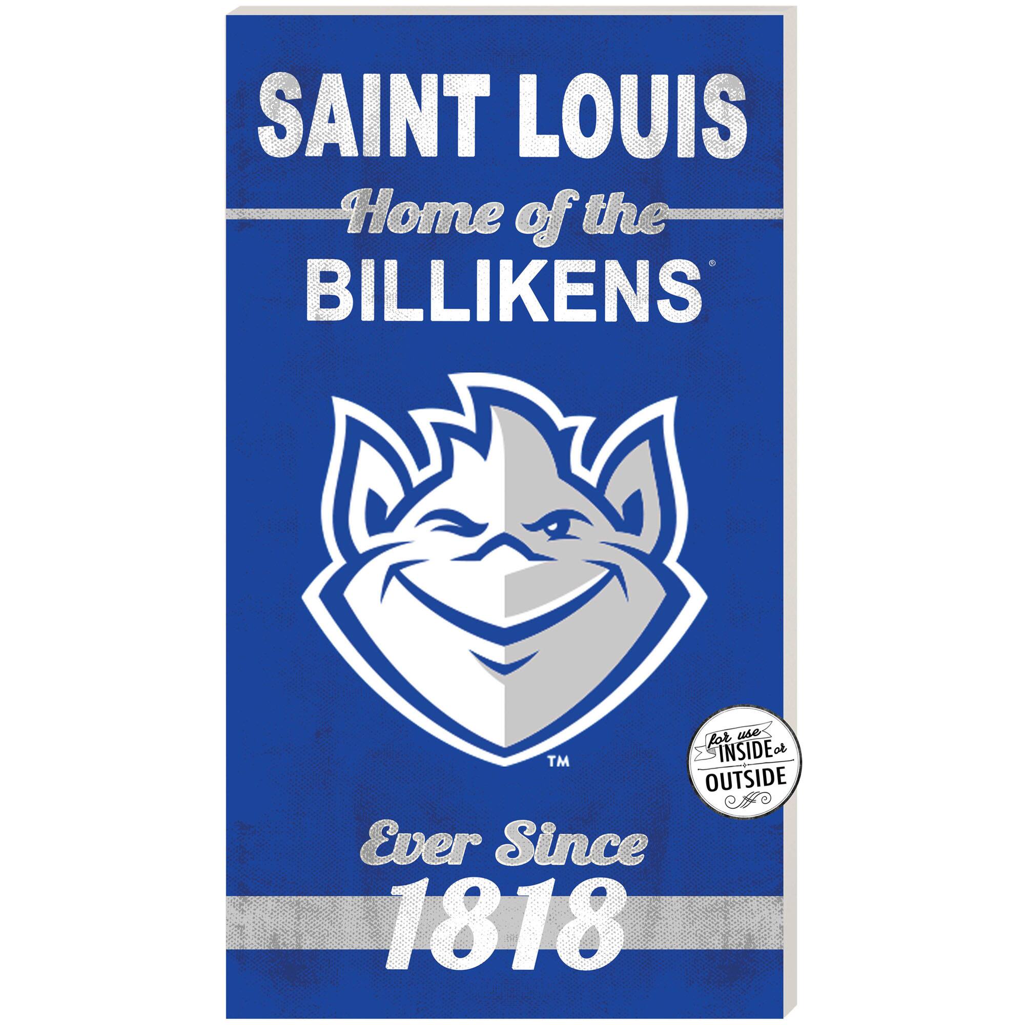 Saint Louis Billikens 11" x 20" Indoor/Outdoor Home Of The Sign