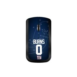 Keyscaper - Brian Burns New York Giants Wireless Mouse - Wireless - Black
