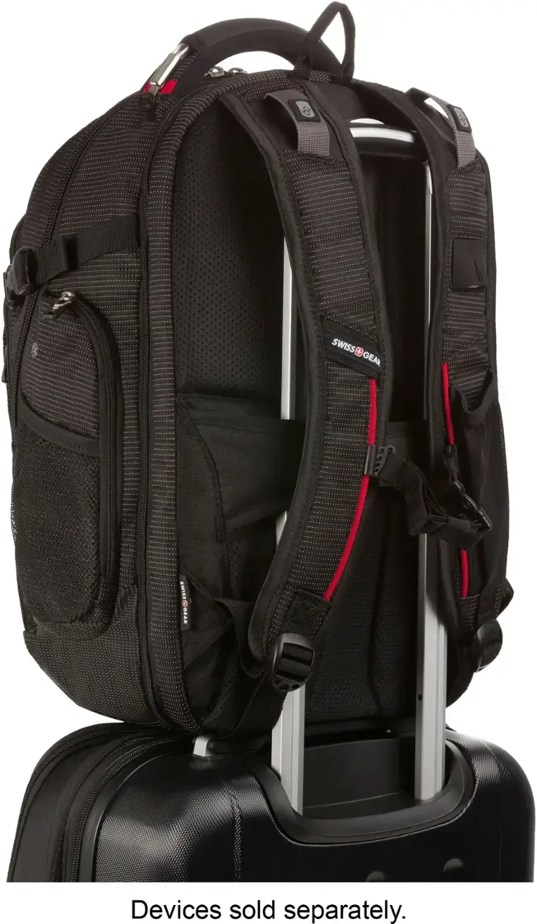 SwissGear Commander USB ScanSmart Laptop Backpack Dotted Black