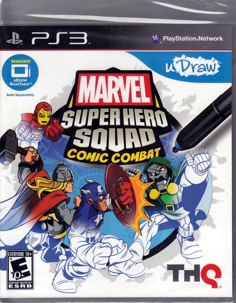 Marvel Super Hero Squad: Comic Combat PS3 ~ Requires uDraw Game Tablet - PlayStation 3