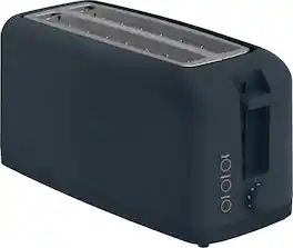 Bella - Fits-anywhere Kitchenware: 4-Slice Slim Toaster with Long Wide Slots - Slate