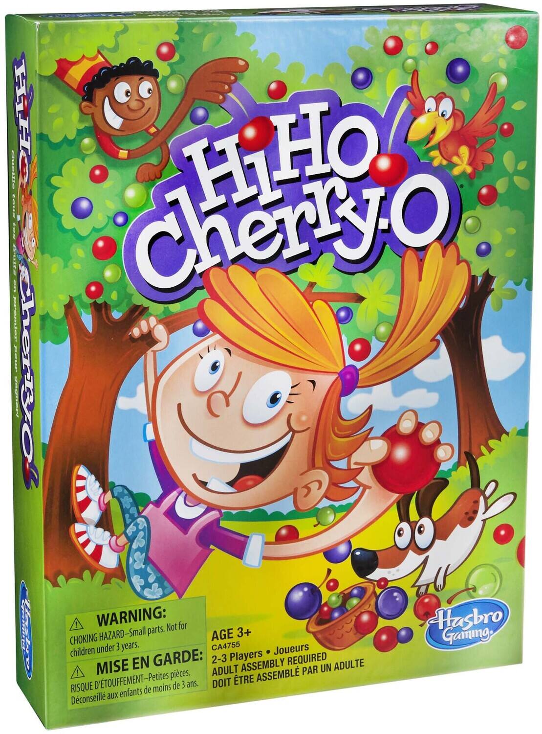 H HiHo Cheryo

WARNING: CHOKING HAZARD-Small parts. Not for children under 3 years.
MISE EN GARDE: RISQUE D'ÉTOUFFEMENT-Petites pièces. Deconçillé aux enfants de moins de 3 ans.
AGE 3+ 2-3 Players. Joueurs
GAMING ASSEMBLY REQUIRED. Joueurs REQUIRED ADULTE. ASSEMBLE PAR UN ADULTE.