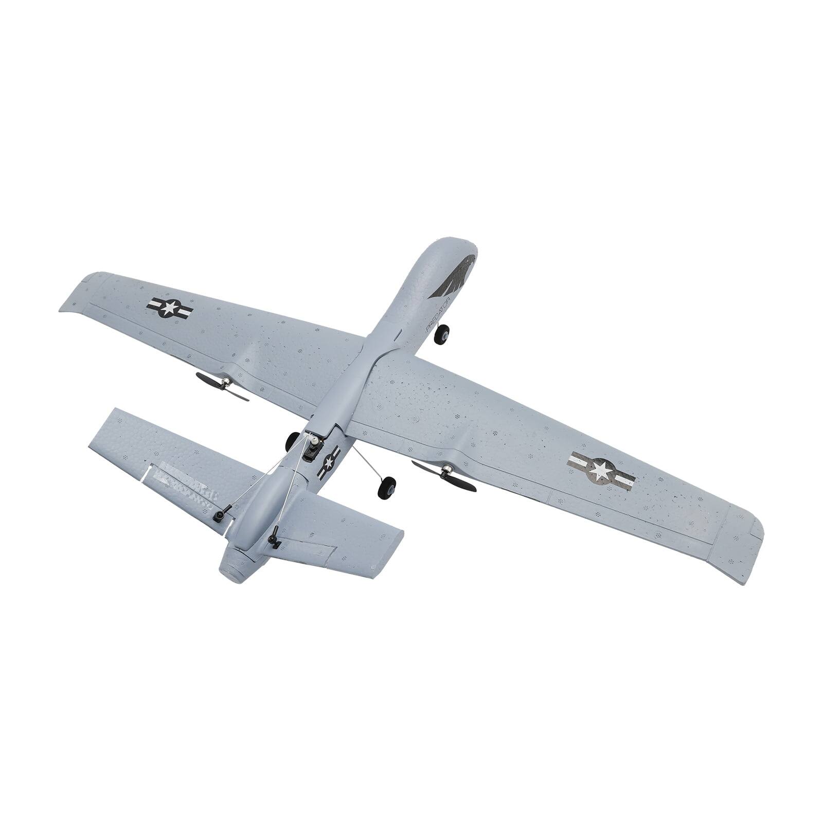 Alt View 4. Topteng - ​​Z55 3CH RC Airplane with 2 Batteries - EPP Foam Glider, 25min Flight, 660mm Wingspan, for Kids & Beginners​.