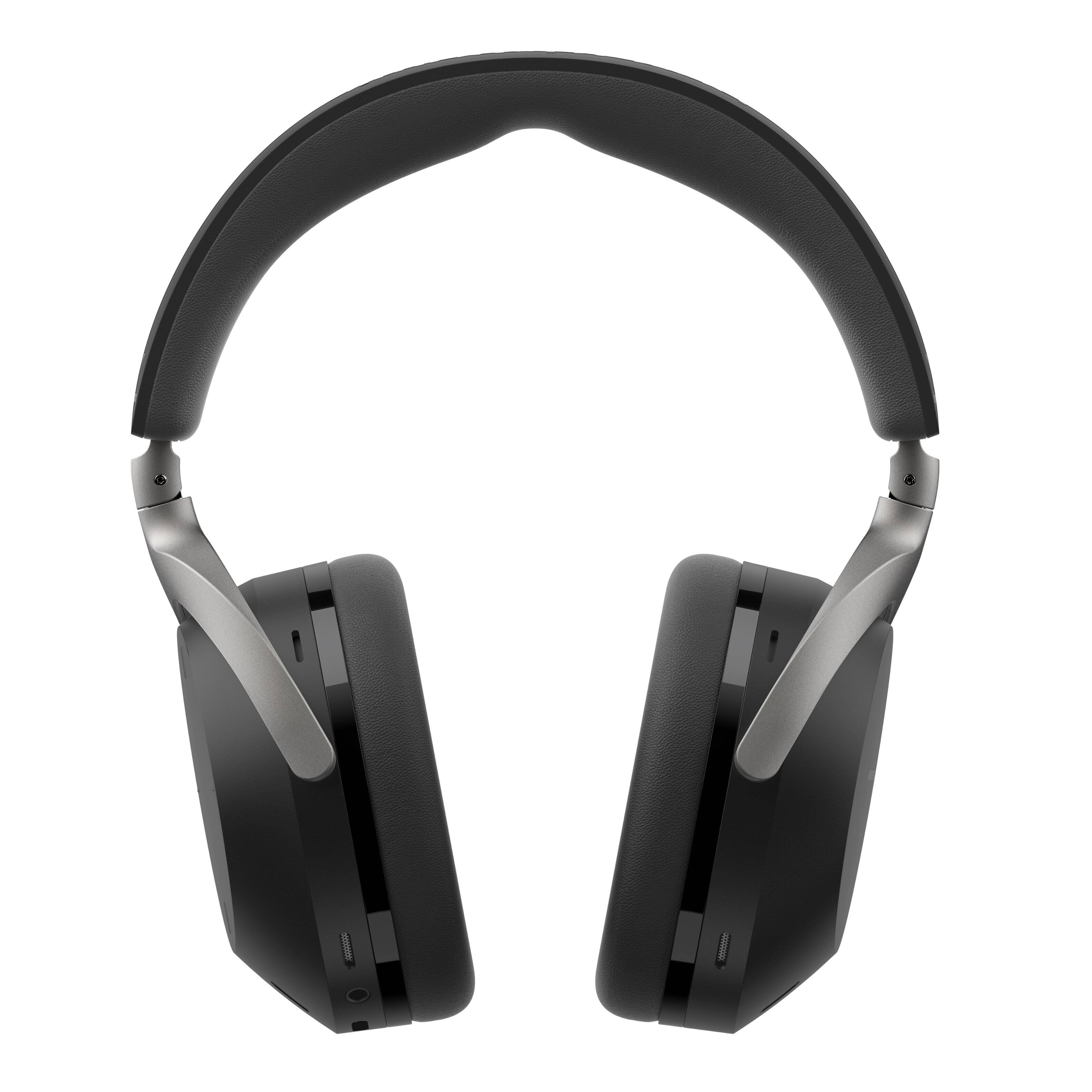 Left. Beyerdynamic - beyerdynamic AVENTHO 300 Wireless Over-Ear Headphones with ANC, Dolby Atmos and Head Tracking (Black) - Black.