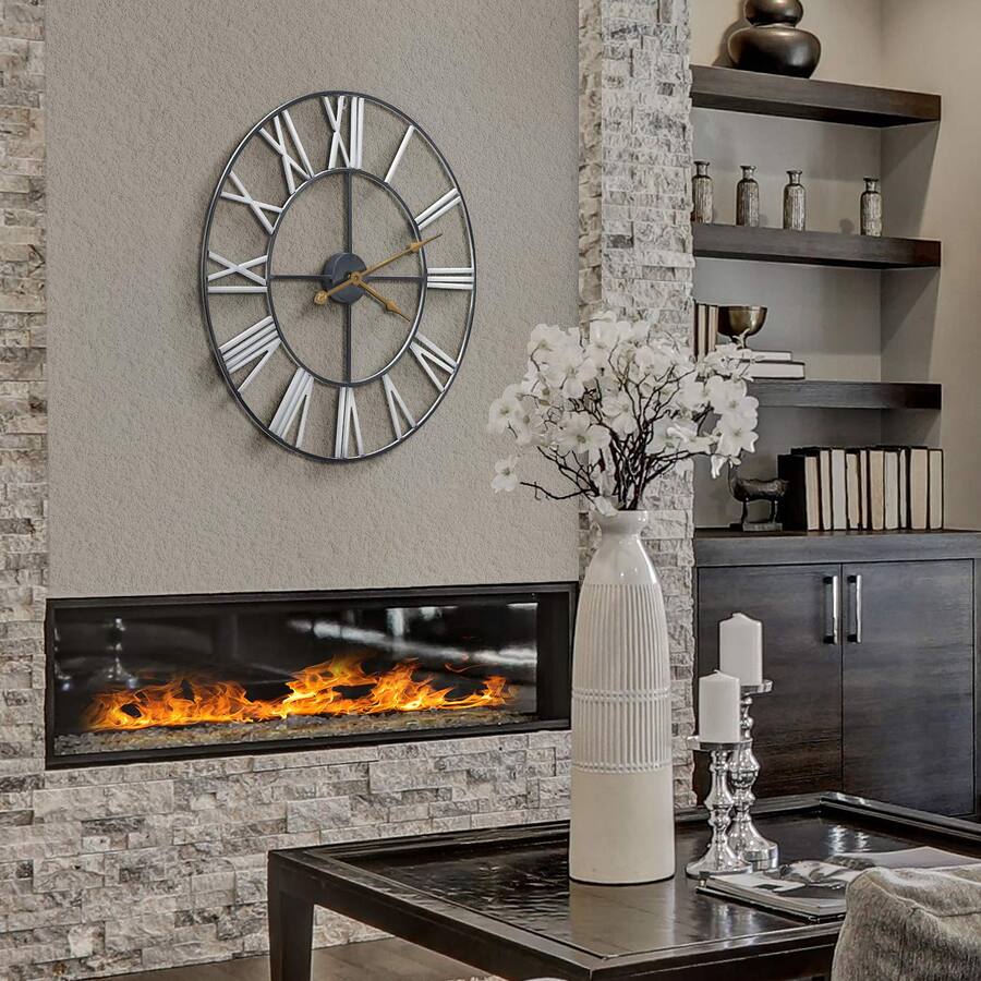 Sorbus Large Wall Clock for Living Room Decor – Easy to Hang 24 Inch ...