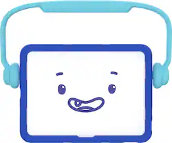 Speck - E Case for Apple iPad 11"(A16 chip 2025) and iPad 10.9" (10th Generation) - Charge Blue/Brave Blue - Front_Zoom