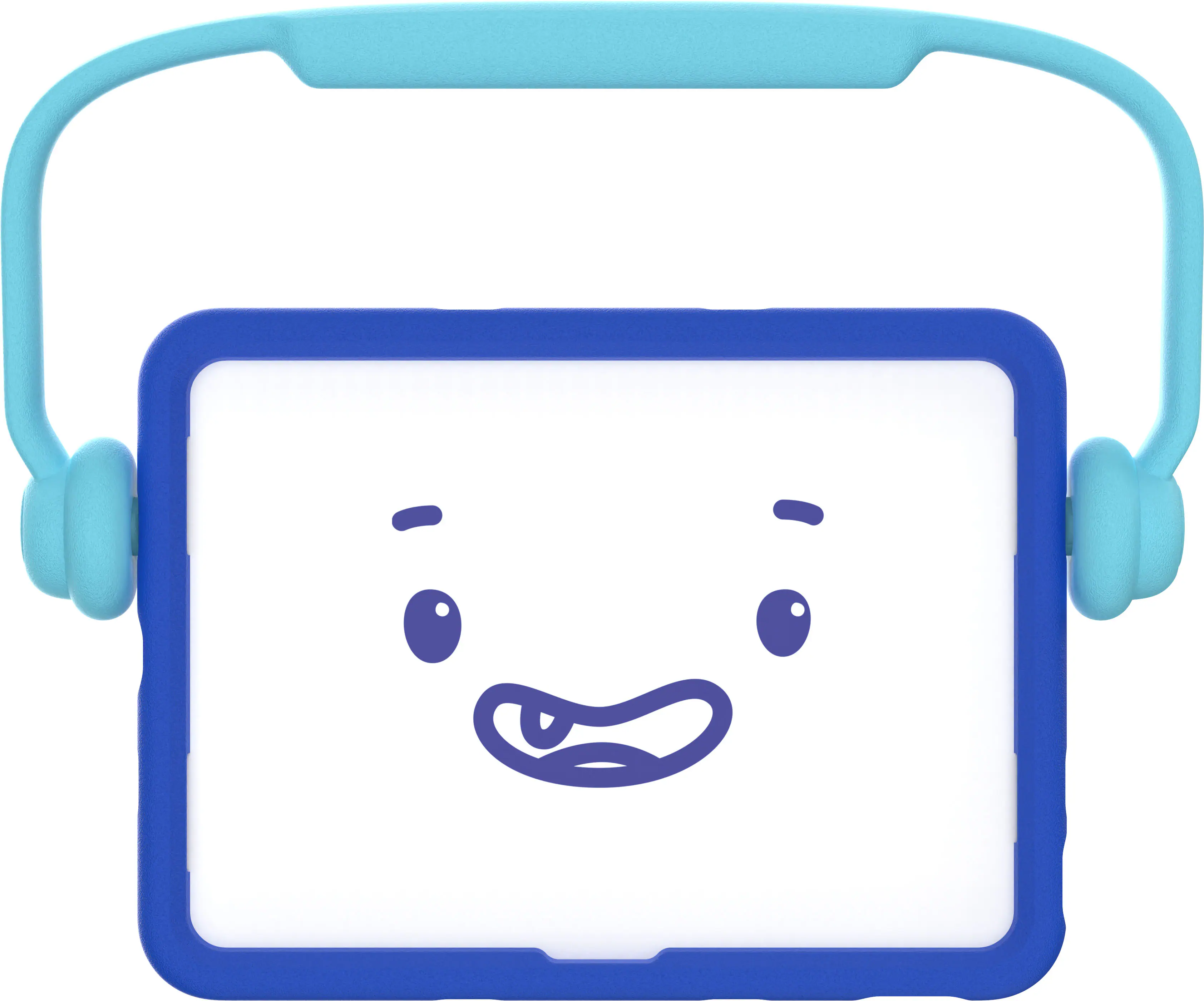 Front. Speck - E Case for Apple iPad 11"(A16 chip 2025) and iPad 10.9" (10th Generation) - Charge Blue/Brave Blue.