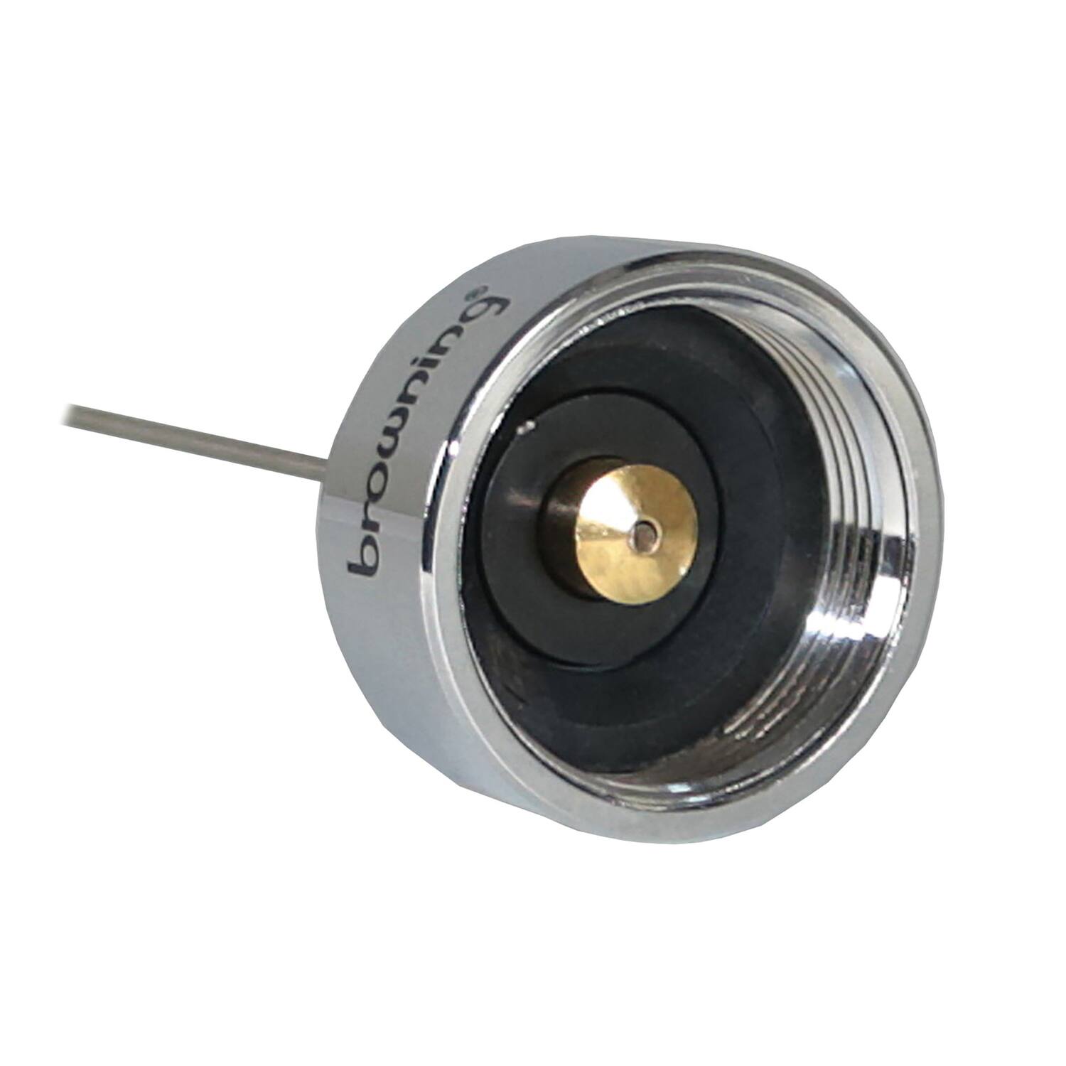 Alt View 4. Browning - 200-Watt Pretuned 152-162 MHz Tunable Nut-Type UHF Antenna with NMO Mounting BR-PT152 - Stainless Steel.