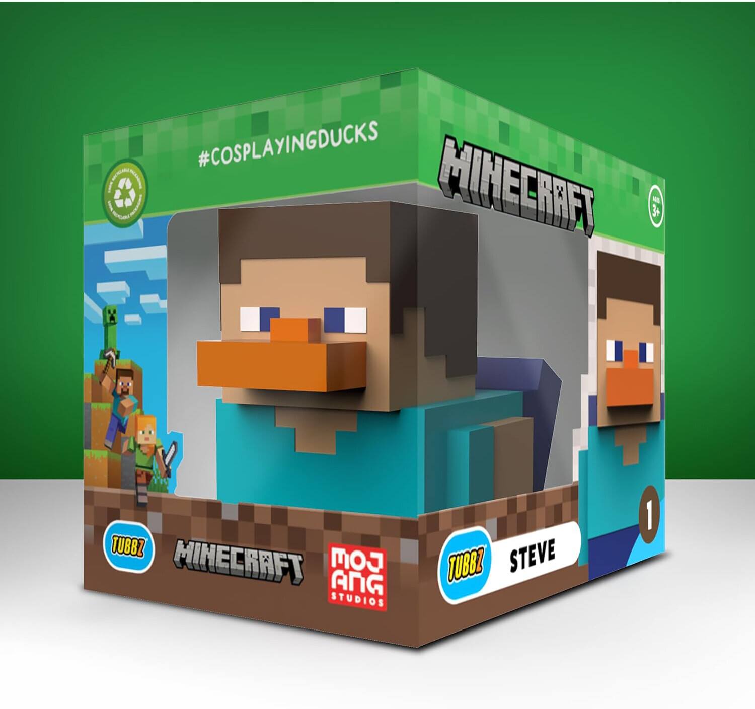 #COSPLAYINGDUCKS MINECRAFT - TUBBZ MINECRAFT COM ANG STUDIOS TUBBZ STEVE 1