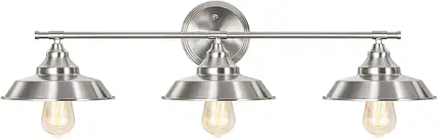 Front. Oumilen - 3-Light Bathroom Vanity Light Fixtures.