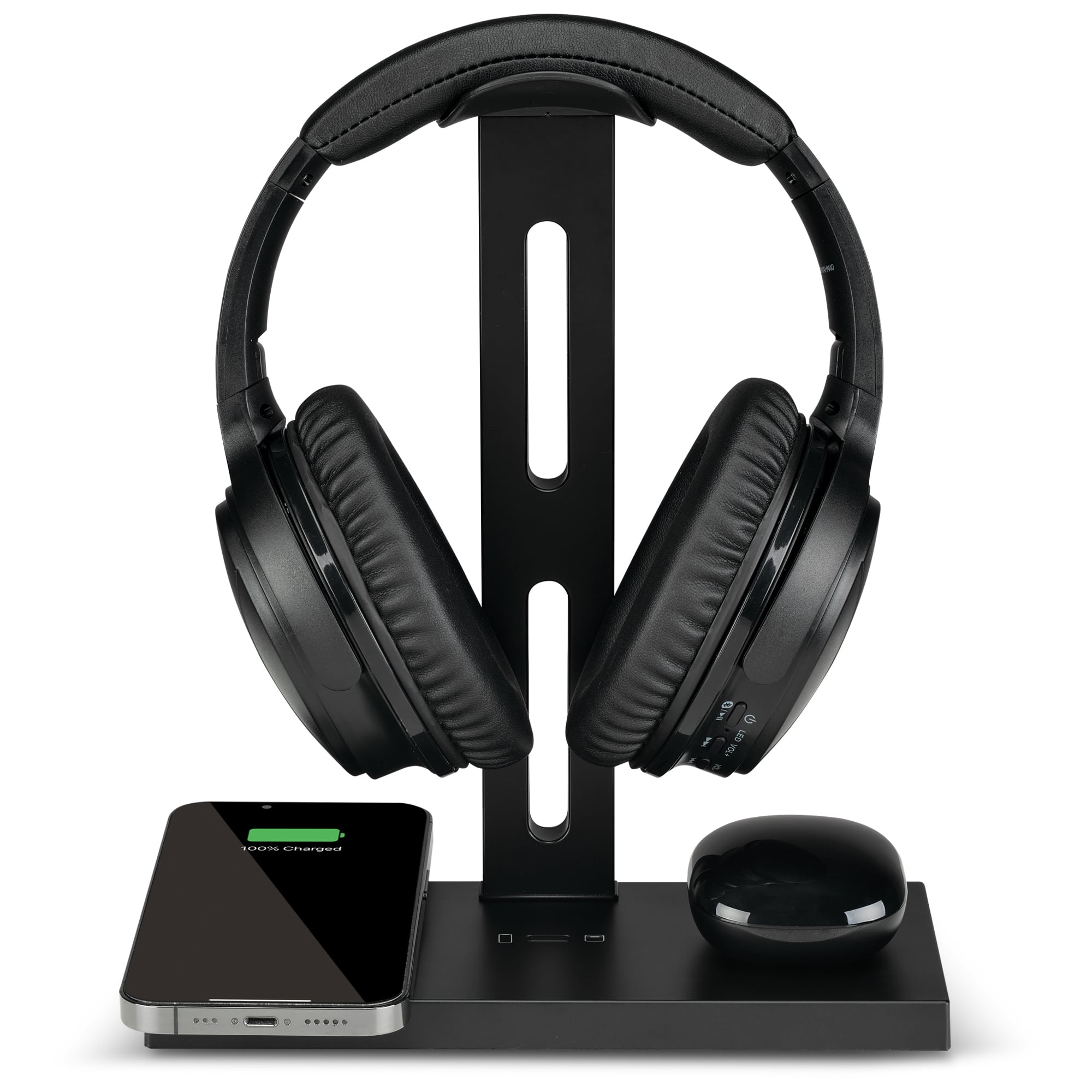 iLive - 5-in-1 Headphone Stand and Wireless Charger, IAQST303B