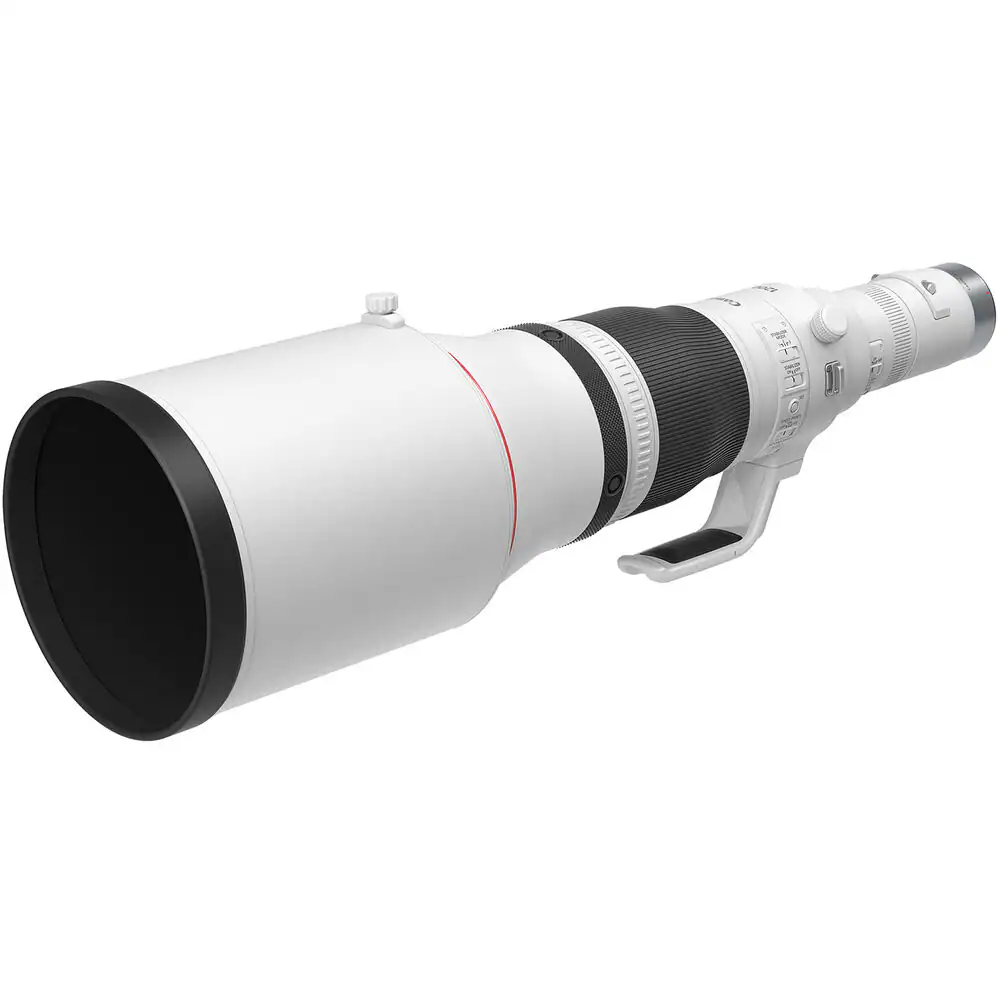 Alt View 4. Canon - Canon RF 1200mm f/8 L IS USM Lens (5056C002) Super Telephoto Wildlife Sports 64GB Card Bundle - White.