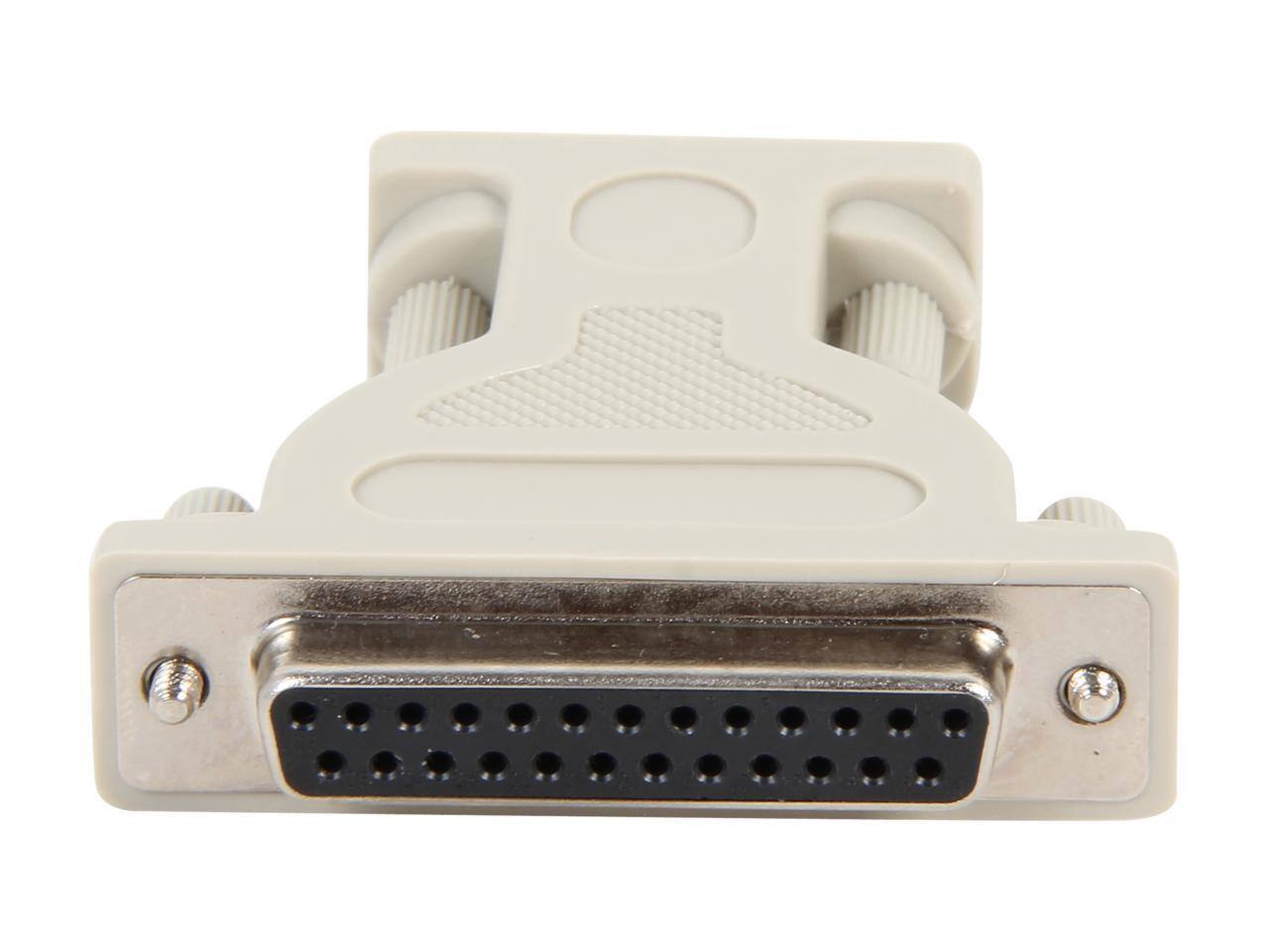 Alt View 1. Cables to Go - C2G 02449 DB9 Male to DB25 Female Serial RS232 Serial Adapter, Beige.
