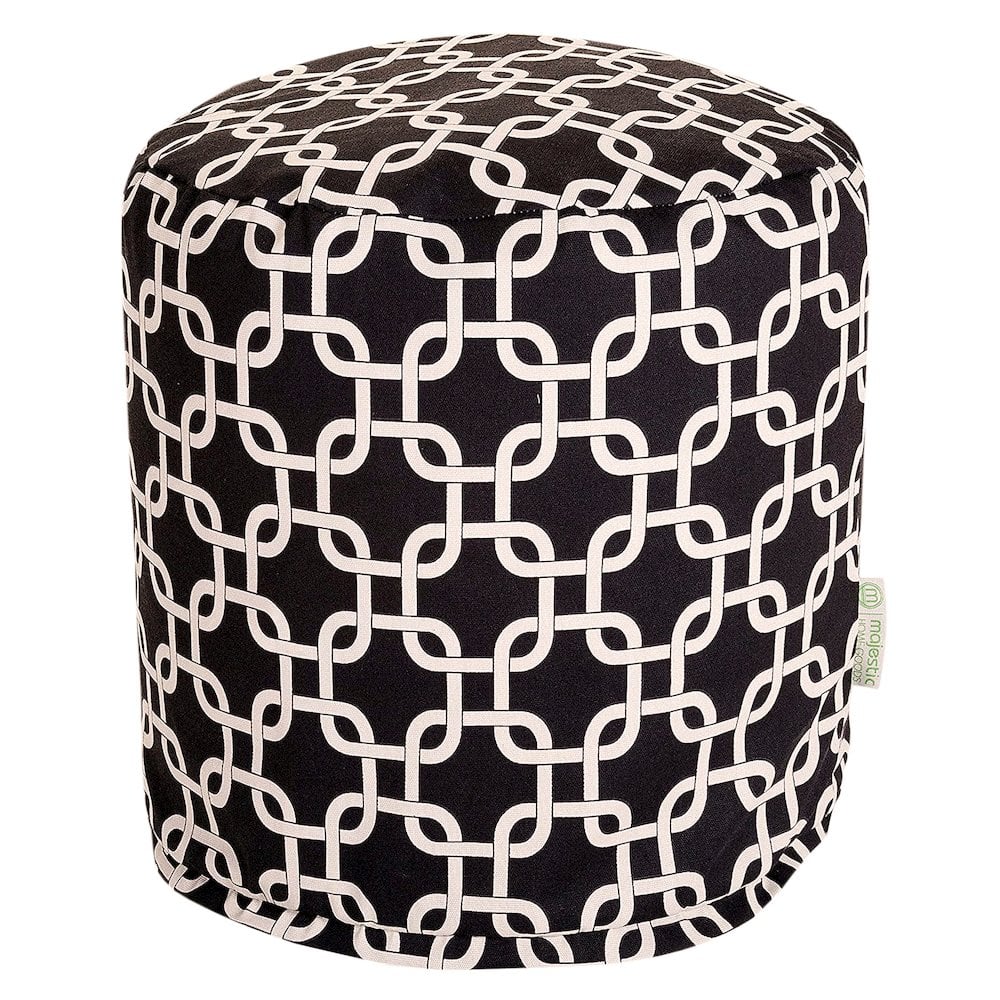 Majestic Home - Pouf Links - Black