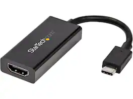 StarTech.com - CDP2HD4K60H USB-C to HDMI Adapter with HDR - 4K 60Hz - Black - USB Type C to HDMI Converter