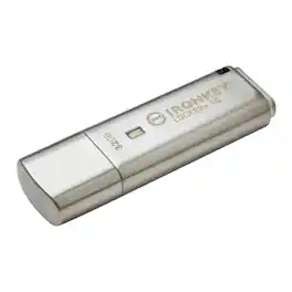 Kingston - IronKey Locker+ 50 32GB USB 3.2 Gen 1 Flash Drive - Silver