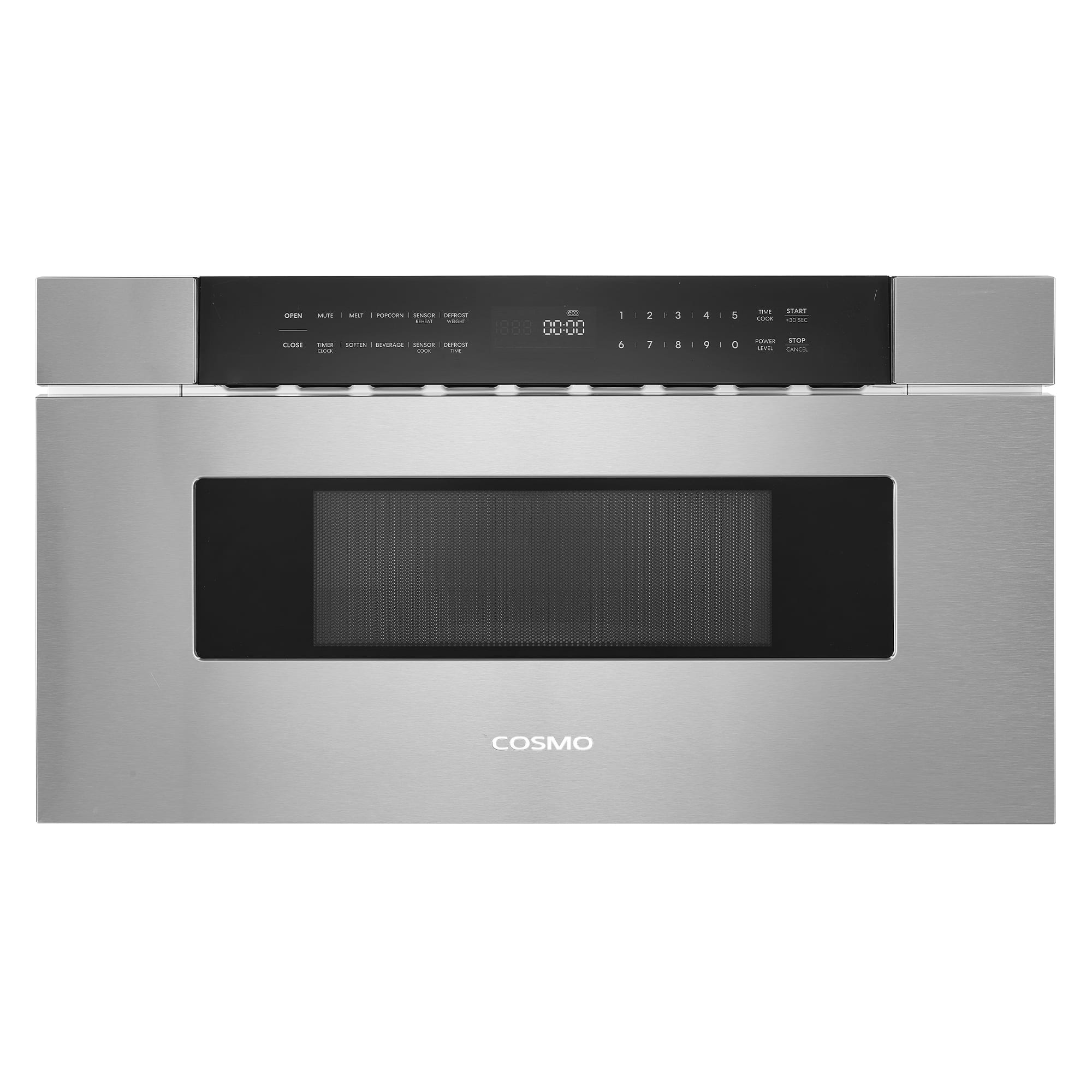 COSMO - COS-MWD3012NHSS 30 in. Haven Collection 1.2 cu. ft. Built-in Microwave Drawer, Presets, Touch Controls, Defrosting Rack - Stainless Steel