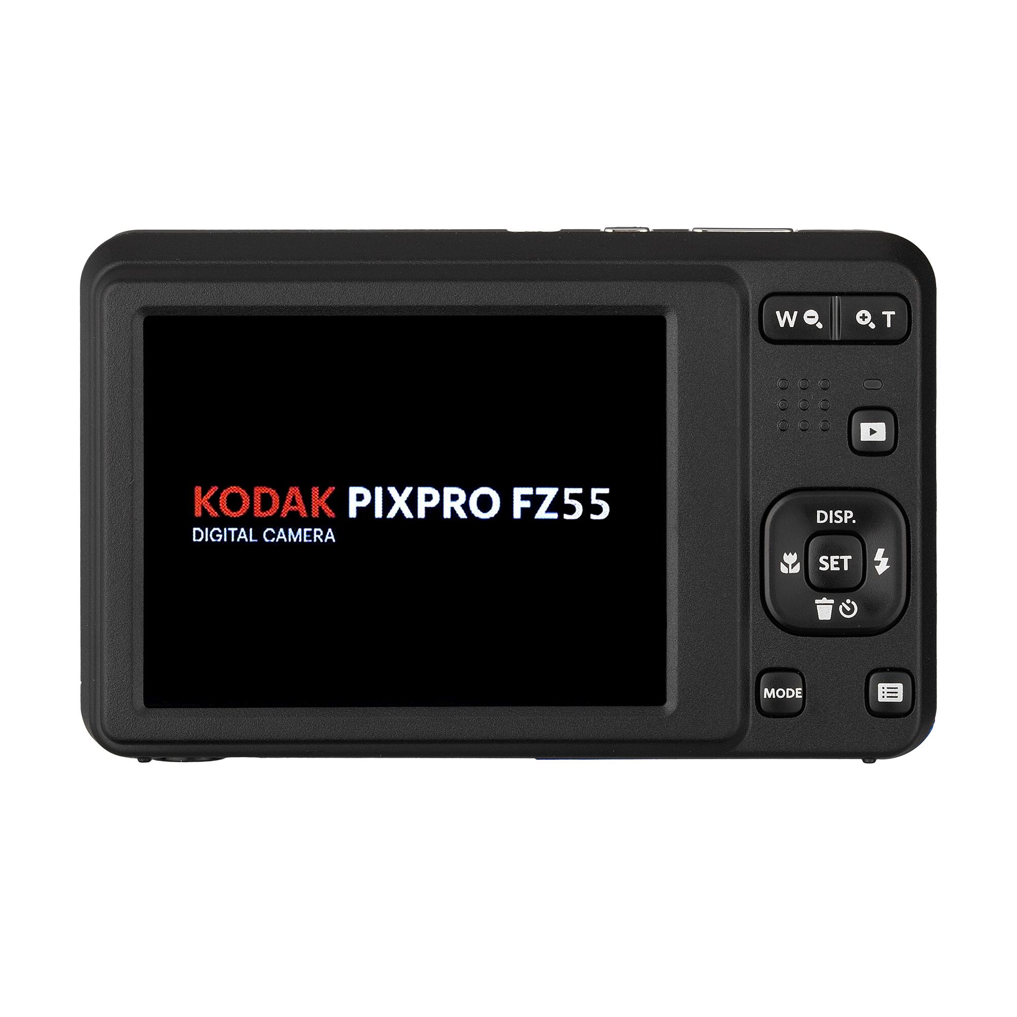 KODAK PIXPRO FZ55  
DIGITAL CAMERA  

W Q T  

DISP. SET  

MODE