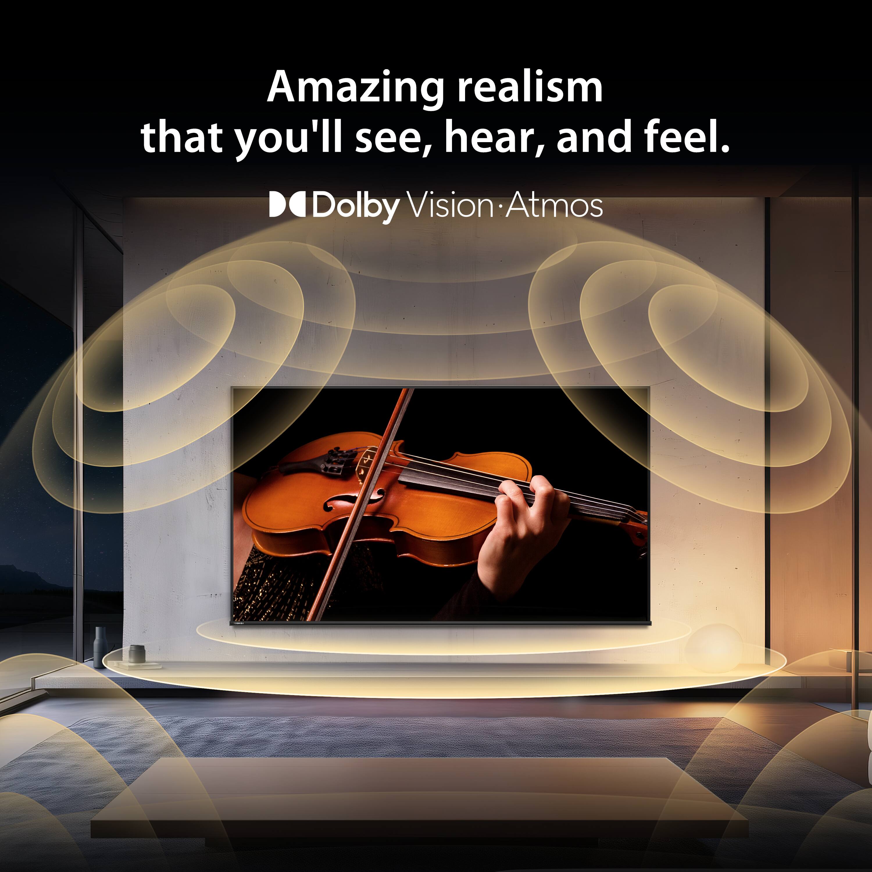 Amazing realism that you'll see, hear, and feel.

Dolby Vision • Atmos