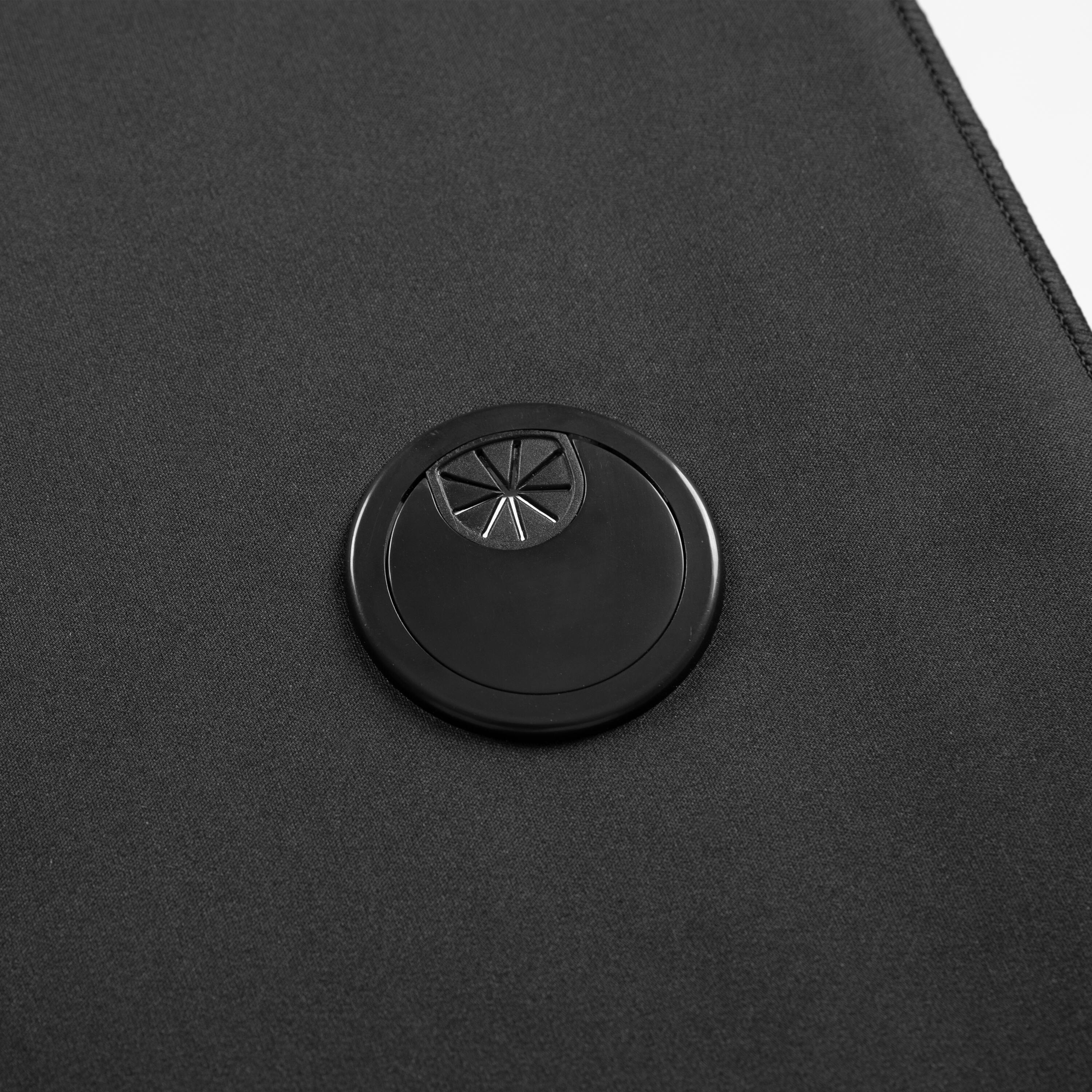 Alt View 9. Emma + Oliver - Gaming Desk Bundle - Cup & Headphone Holders/Mouse Pad Top - White.