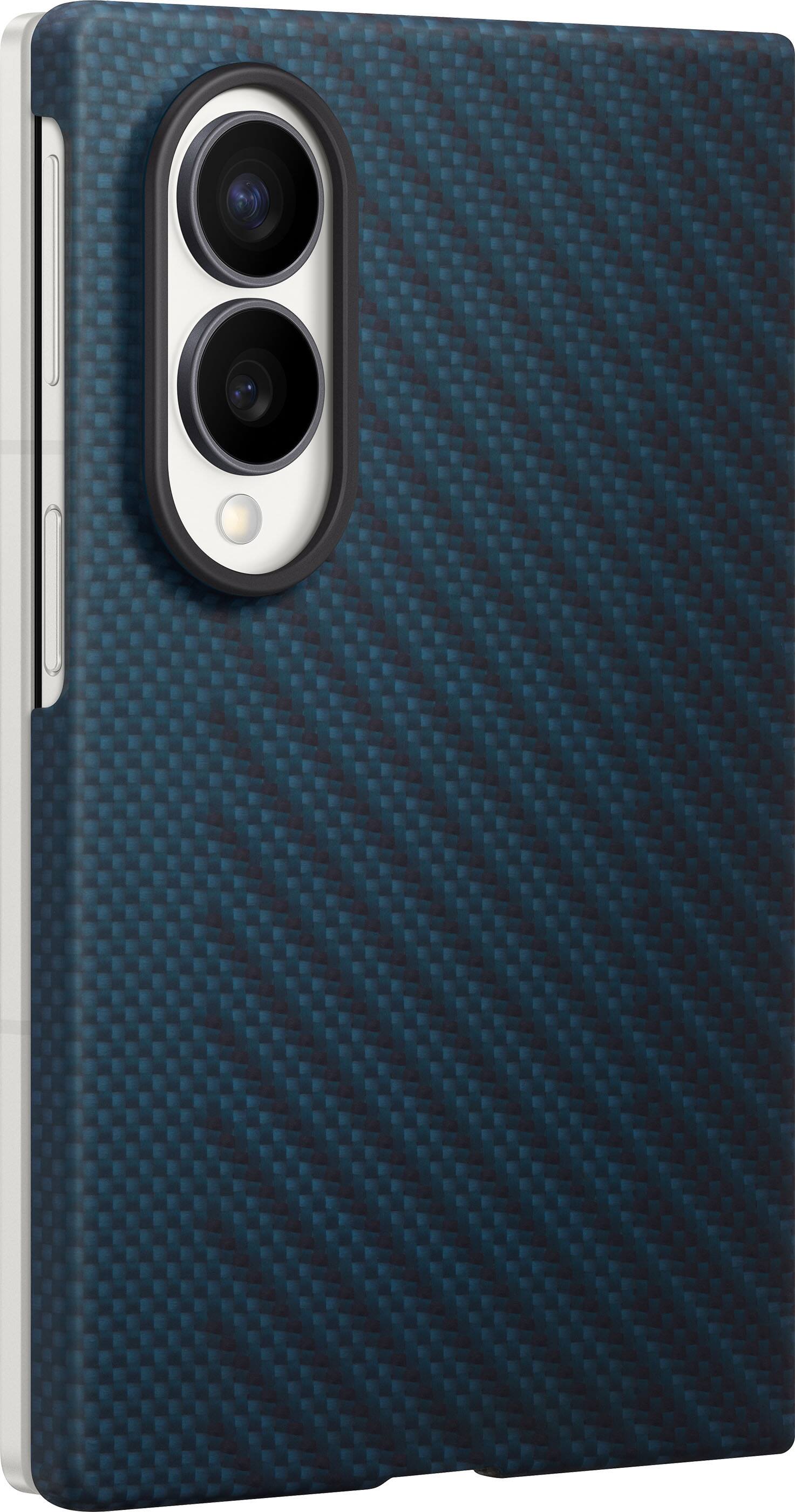 Alt View 2. Samsung - Galaxy Z Fold8 Carbon Magnet Case - Blue.