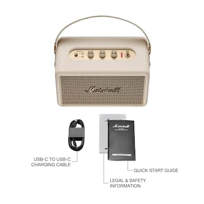 marshall kilburn cream スピーカー 美品 外箱ほか付属 Marshall Kilburn Portable Speaker - Cream | undefined