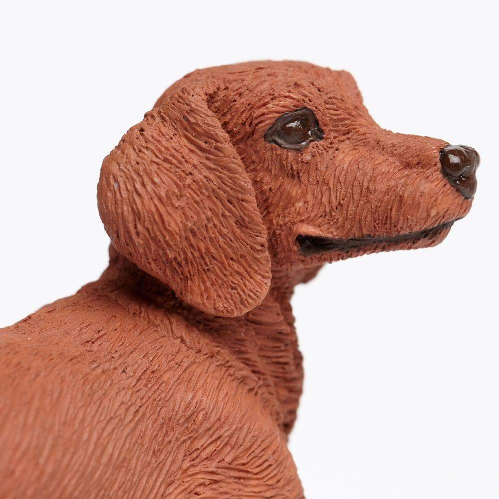 Angle. Safari Ltd. - Dachshund Toy Figurine.