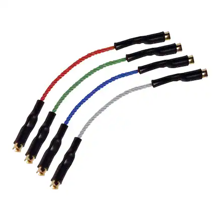 Front. AudioQuest - AudioQuest HL-5 Headshell Leads - Set of 4 - Black.
