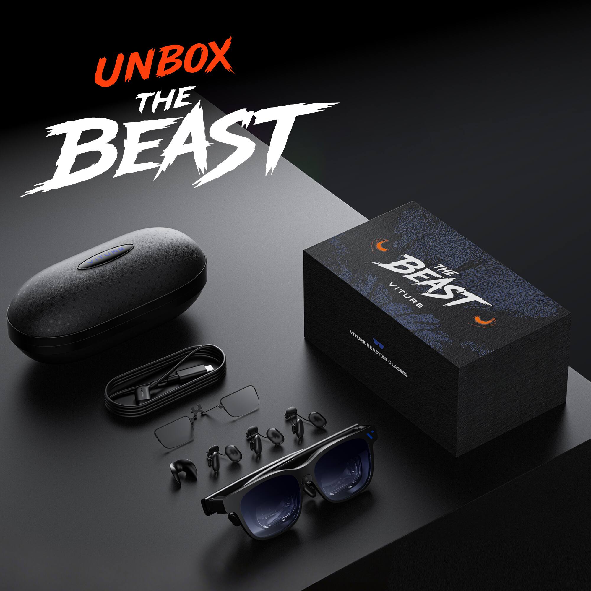 UNBOX THE BEAST  
THE BEAST VITURE VI  
VITURE BEAST XR GLASSES