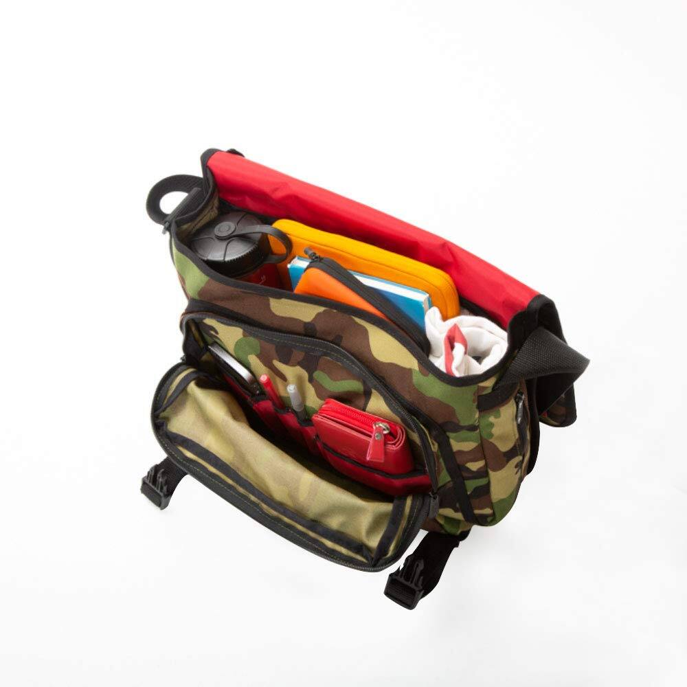 Alt View 2. Manhattan Portage - Europa (MD) With Back Zipper and Compartments, Camouflage - Camouflage.
