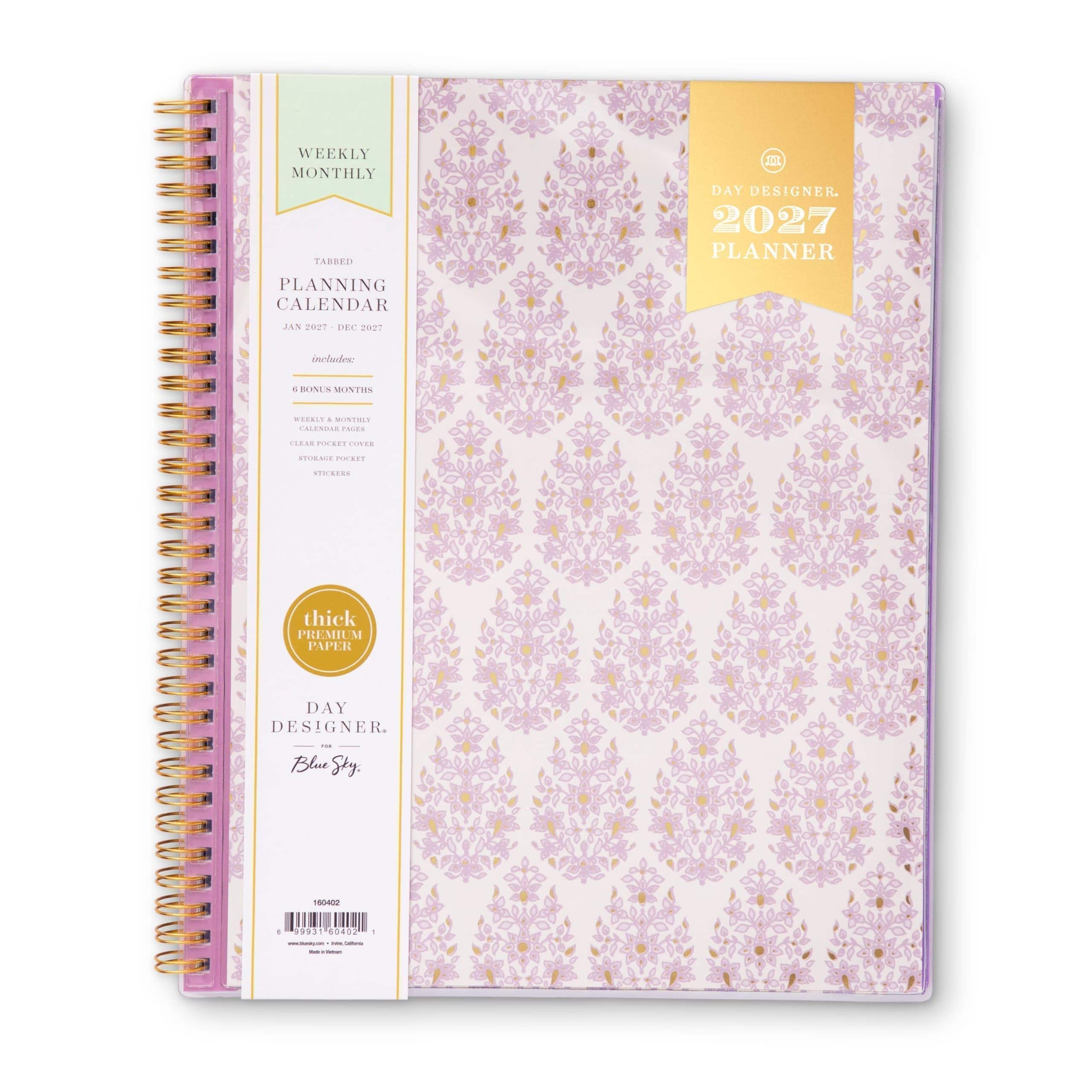 Blue Sky - 2027 Day Designer Weekly & Monthly Planner, 8.5"x11", Kerridge