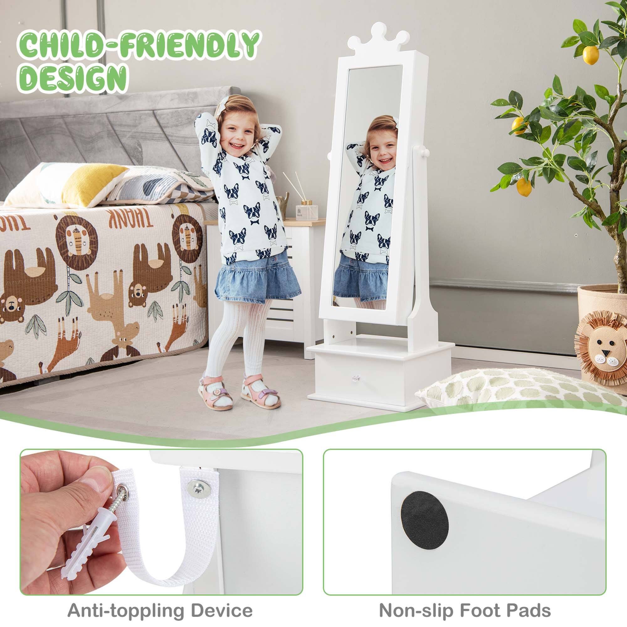 CHILD-FRIENDLY DESIGN

Anti-toppling Device
Non-slip Foot Pads