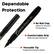 Dependable Protection
Counterfeit Detector Pen
- No Roll Cap
Allows for Smooth Transactions
- Comfortable Grip
Glide through Payments
- Versatile Tip
Precise & Consistent Marks