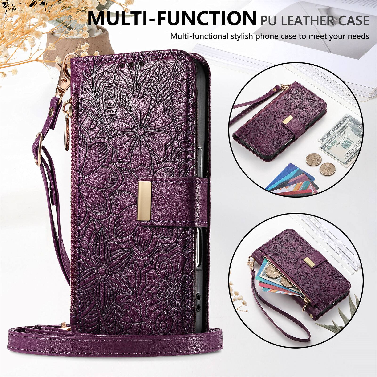 MULTI-FUNCTION PU LEATHER CASE  
Multi-functional stylish phone case to meet your needs