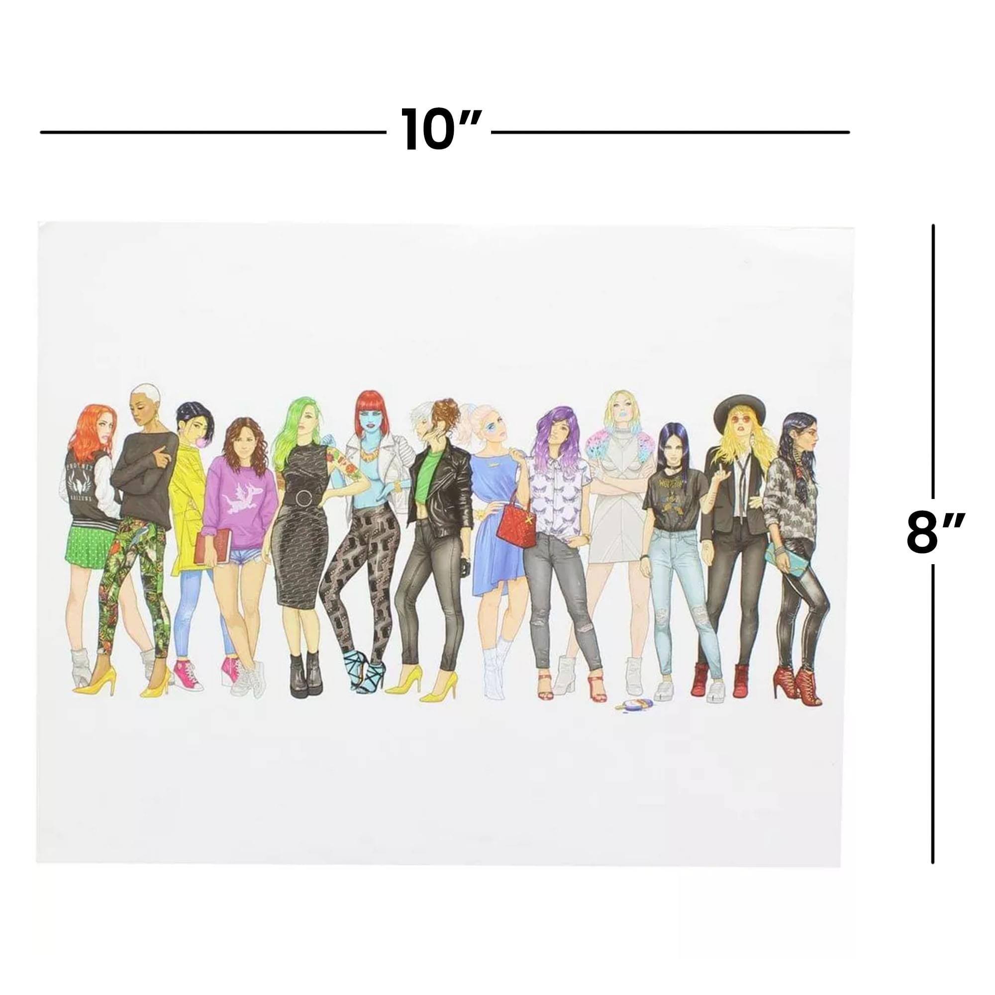 Alt View 2. Nerd Block - X-Women Street-Style 8x10 Art Print by Tomm Moken (Nerd Block Exclusive) - Multicolored.