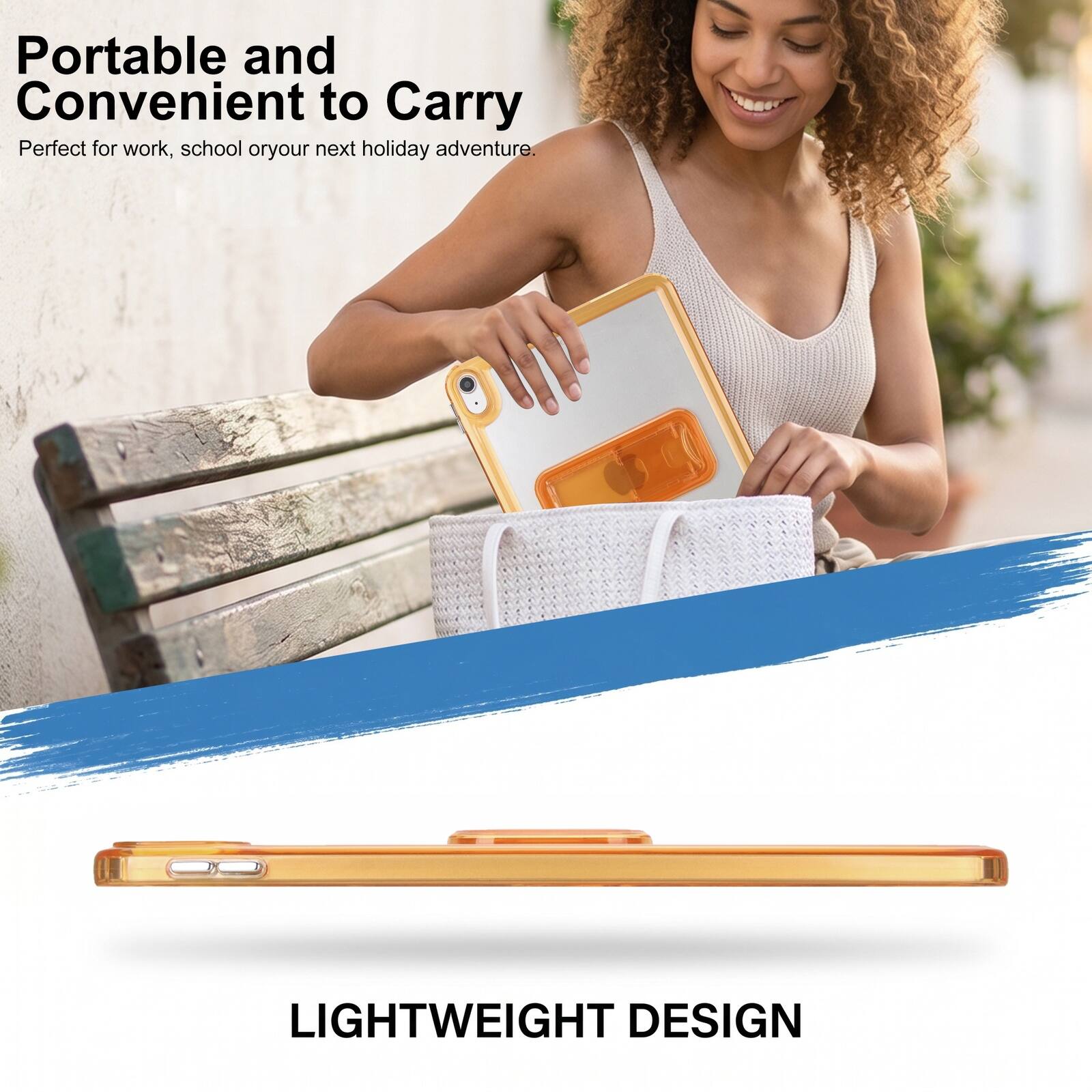 Portable and Convenient to Carry  
Perfect for work, school or your next holiday adventure.  
LIGHTWEIGHT DESIGN