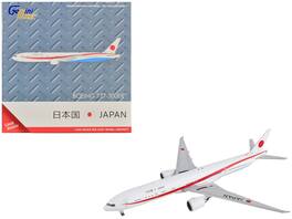 GeminiJets - Boeing 777-300ER Commercial Aircraft Japan Air Self-Defense Force Stripes Gemini Macs Series 1/400 - White with Red