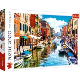 Trefl - Red 2000 Piece Puzzle - Murano Island, Venice