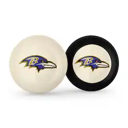 Imperial - Baltimore Ravens Logo Cue Ball & 8 Ball Combo Set - White