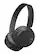 Front. JVC - HA S35BT Wireless On-Ear Headphones - Black.