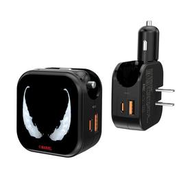 Keyscaper - Marvel Badge 2 in 1 USB A/C Charger - Venom 2