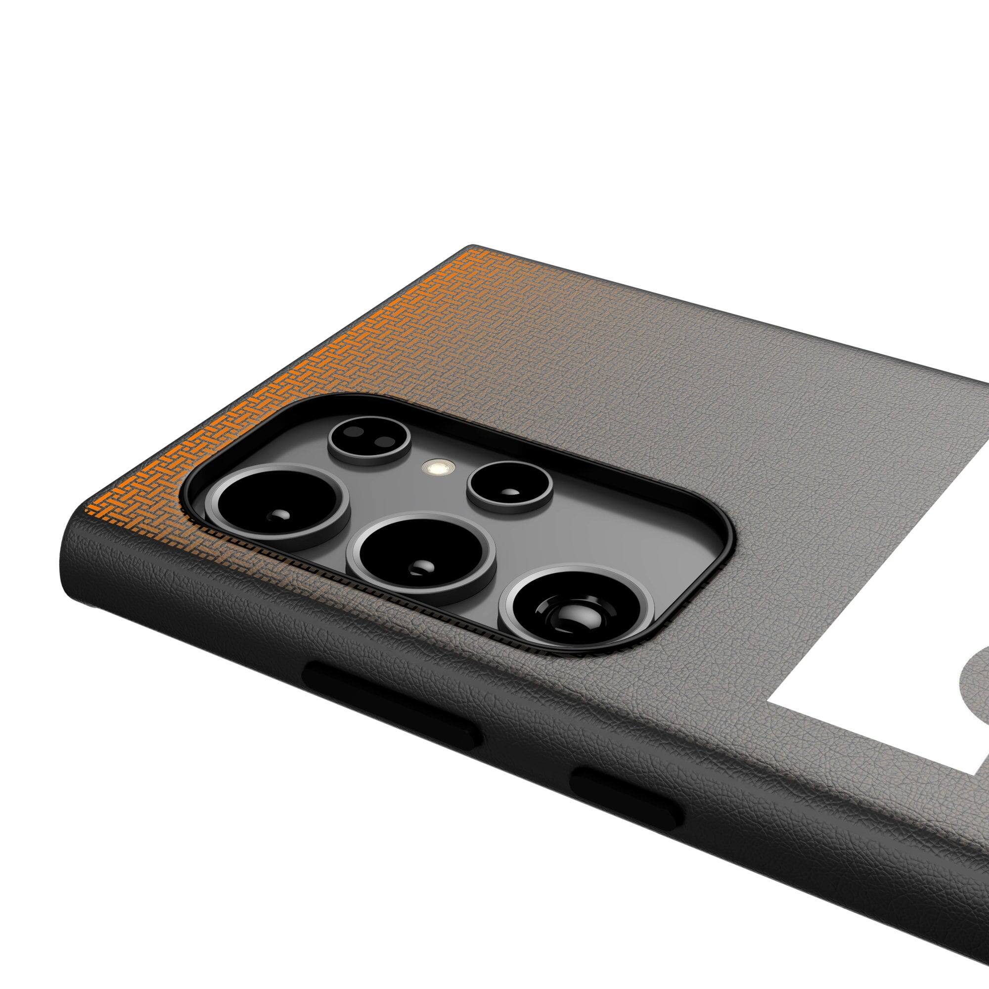 Alt View 3. Keyscaper - Tennessee Volunteers Linen Galaxy Magnetic Bump Case - S25 - Black.