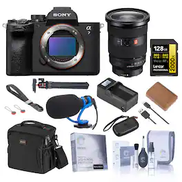 Bundle - Sony - Alpha a7 IV Camera with FE 24-70mm f/2.8 GM II Lens, w/Accessories Kit