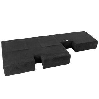 Alt View 4. NVX - 2007-2017 Toyota Tundra Double Cab - Custom-Fit Empty Dual 10" Sealed Subwoofer Enclosure - Black.