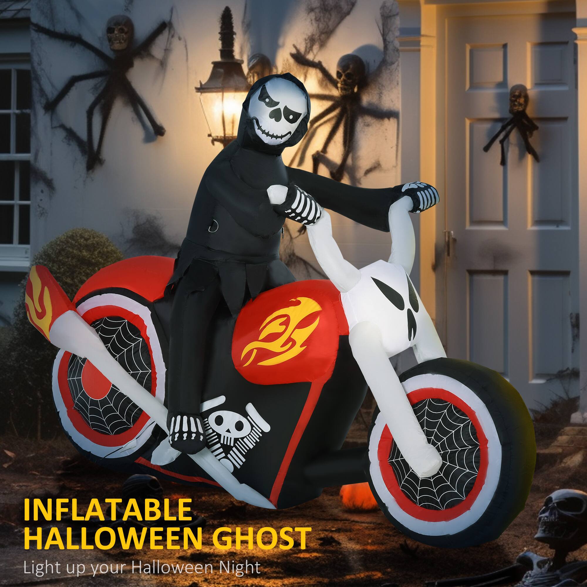 INFLATABLE HALLOWEEN GHOST  
Light up your Halloween Night