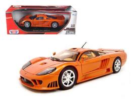 Saleen S7 Copper 1/18 Diecast Model Car by Motormax - Orange