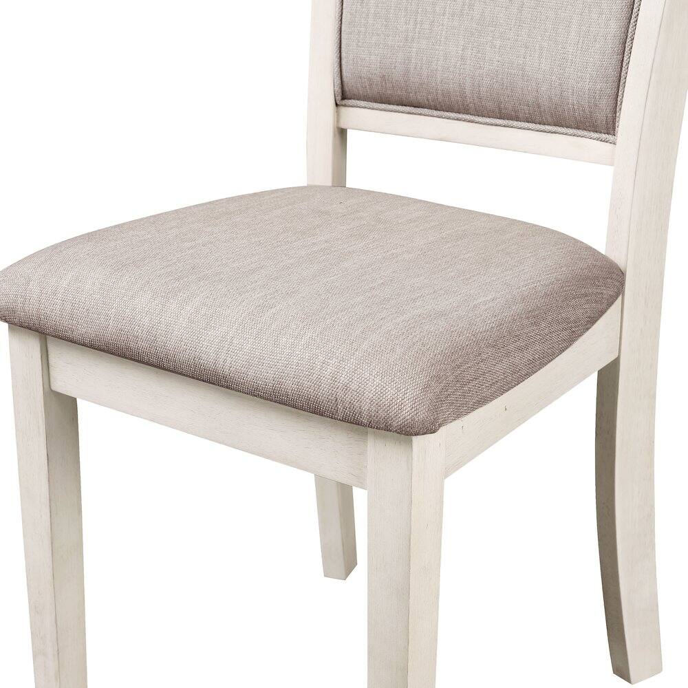 Alt View 4. New Classic Furniture - Amy Dining Chair (2/Ctn)-Bisque - White.
