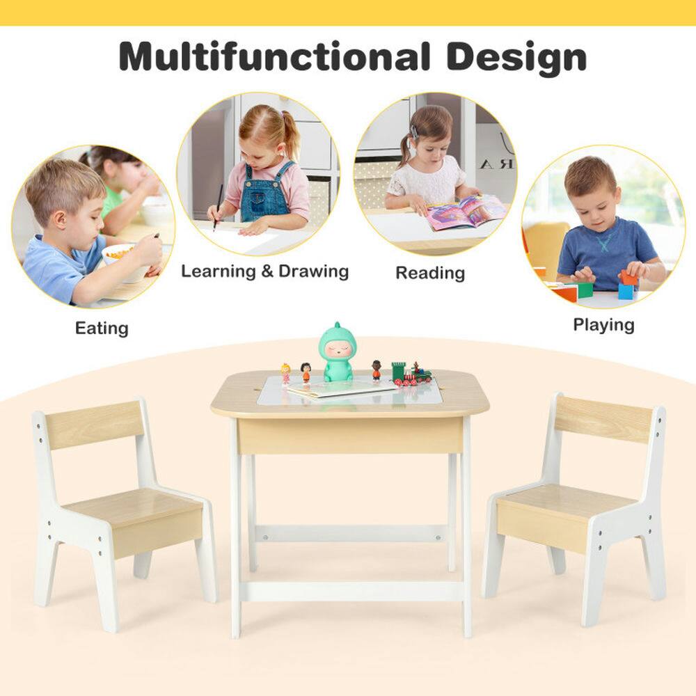 Multifunctional Design

- Eating
- Learning & Drawing
- Reading
- Playing